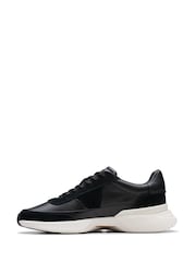 Clarks Black Leather Craft Pace Shoes - Image 2 of 7