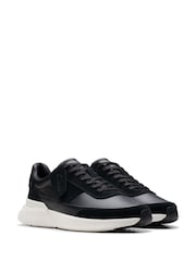 Clarks Black Leather Craft Pace Shoes - Image 4 of 7