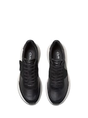 Clarks Black Leather Craft Pace Shoes - Image 5 of 7