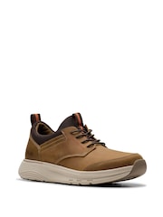 Clarks Brown Motion Trek EZ Shoes - Image 3 of 7