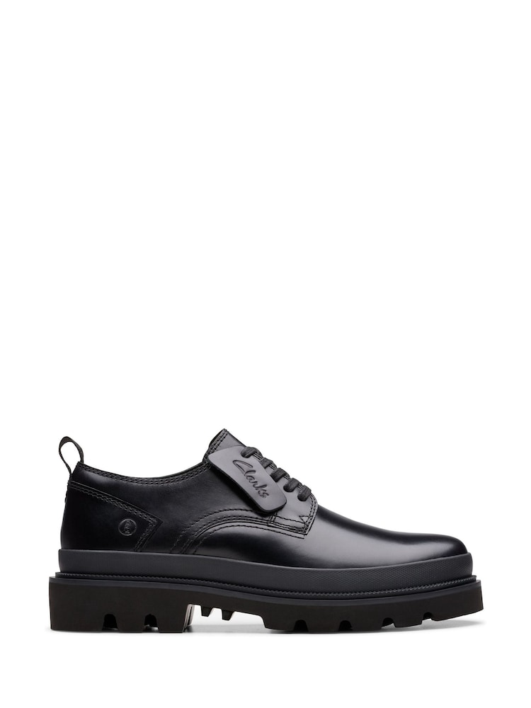 Clarks usnjeni čevlji z vezalkami Badell - Slika 1 iz 7