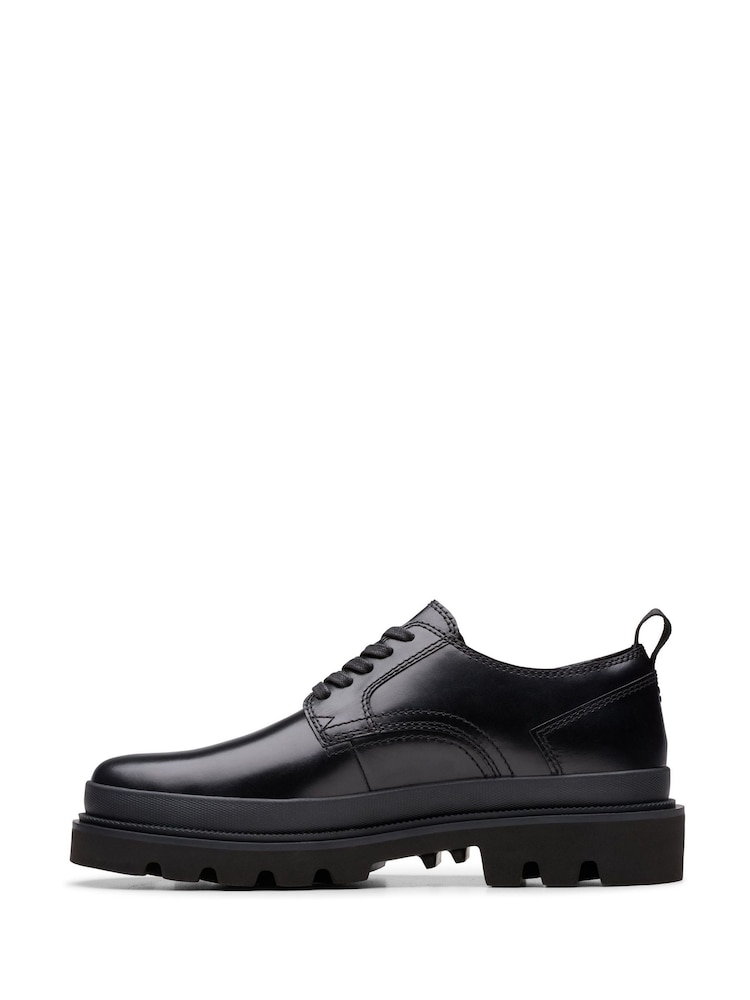 Clarks usnjeni čevlji z vezalkami Badell - Slika 2 iz 7