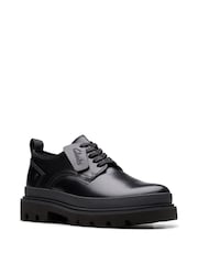 Clarks usnjeni čevlji z vezalkami Badell - Slika 3 iz 7