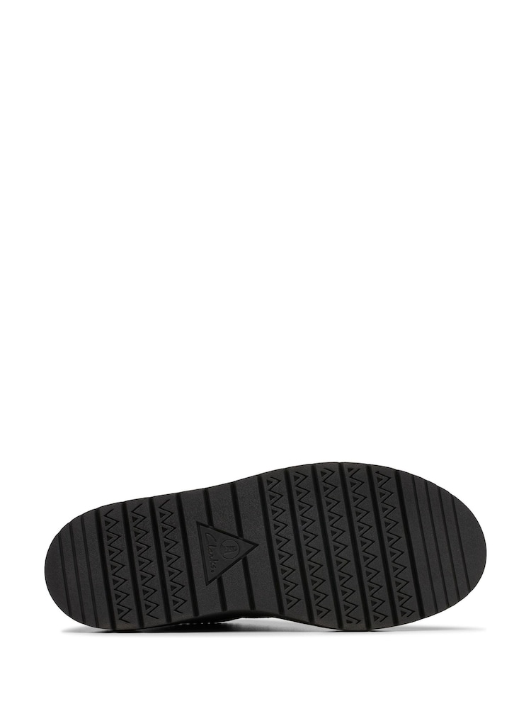 Clarks Black Leather Polden Lace Shoes - Image 7 of 7