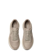 Clarks Grey Leather Craft Pace Shoes - Image 6 of 7