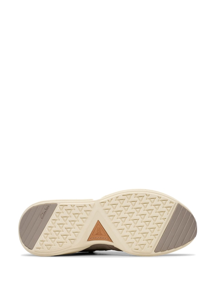Clarks Grey Leather Craft Pace Shoes - Image 7 of 7