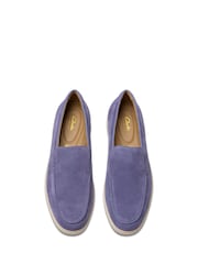 Clarks Blue Suede Torford Easy Shoes - Image 5 of 7