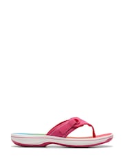 Clarks Pink Ombre Brinkley Reyna Sandals - Image 1 of 6