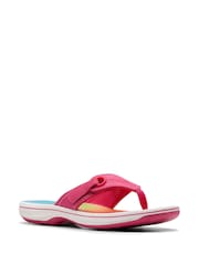 Clarks Pink Ombre Brinkley Reyna Sandals - Image 3 of 6