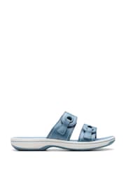 Clarks Blue Brinkley Maye Sandals - Image 1 of 7