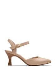 Clarks Natural Wide Fit (E) Leather Kataleyna Cora Shoes - Image 1 of 7