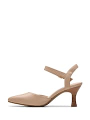 Clarks Natural Wide Fit (E) Leather Kataleyna Cora Shoes - Image 2 of 7