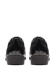 Clarks Black Patent Havisham Oak Shoes - Image 5 of 8