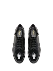Clarks Black Patent Havisham Oak Shoes - Image 6 of 8