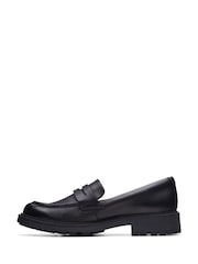Clarks Black Leather Orinoco2 Penny Shoes - Image 2 of 7