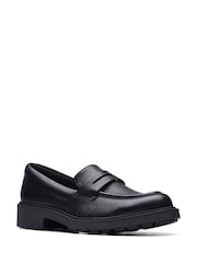 Clarks Black Leather Orinoco2 Penny Shoes - Image 3 of 7