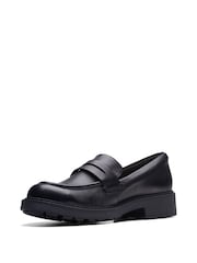 Clarks Black Leather Orinoco2 Penny Shoes - Image 4 of 7
