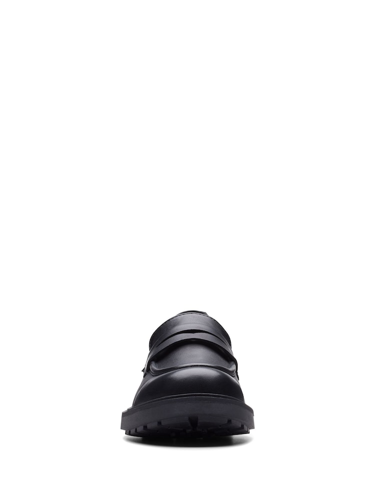 Clarks Black Leather Orinoco2 Penny Shoes - Image 5 of 7