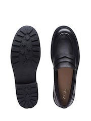 Clarks Black Leather Orinoco2 Penny Shoes - Image 7 of 7