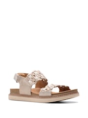 Clarks Metallic Arwell Glide Sandals - Image 3 of 7