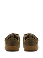 Clarks Green Standard Fit (F) Olive Pre-Walker Garden Toddler Shoes - Image 6 of 7