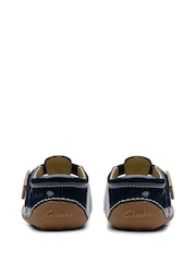 Clarks Blue Wide Fit (G) Patent Tiny Skip Toddler Shoes - Image 6 of 7