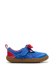 Clarks Print Roal Dahl ash Bow Toddler Shoes - Image 1 of 7