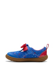 Clarks Print Roal Dahl ash Bow Toddler Shoes - Image 2 of 7