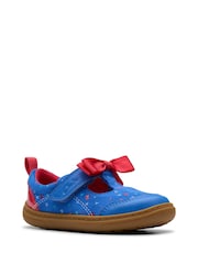 Clarks Print Roal Dahl ash Bow Toddler Shoes - Image 3 of 7