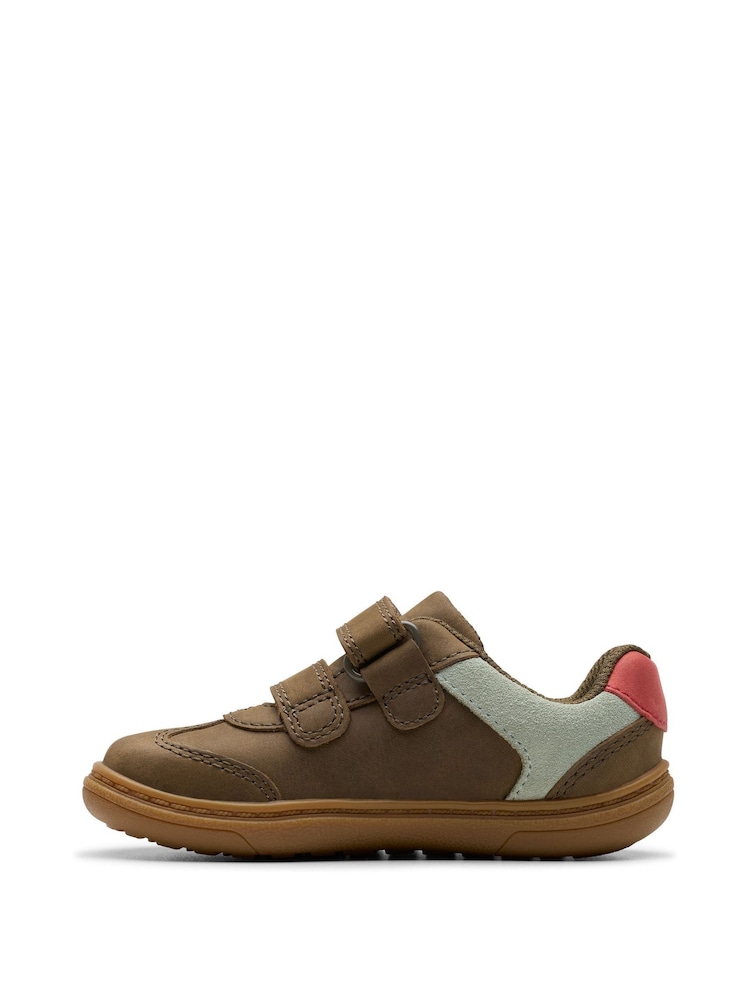 Clarks Green Flash Garden Toddler Shoes - Image 2 of 7