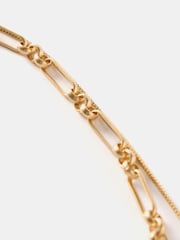 Mint Velvet Gold Tone Layered Necklace - Image 3 of 5