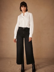 Vaqueros capri de efecto lavado de Mint Velvet - Imagen 1 de 8