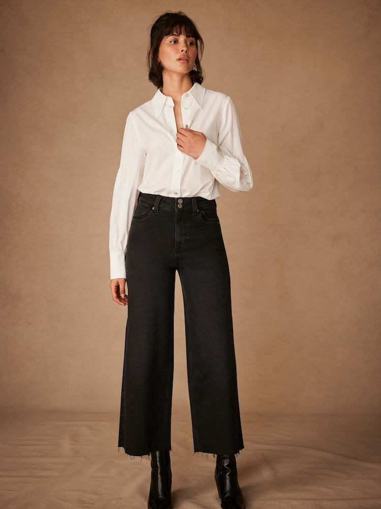 Vaqueros capri de efecto lavado de Mint Velvet - Imagen 2 de 8