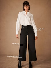 Vaqueros capri de efecto lavado de Mint Velvet - Imagen 4 de 8