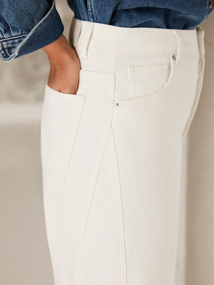 Mint Velvet Tapered Barrel Jeans - Image 4 of 8