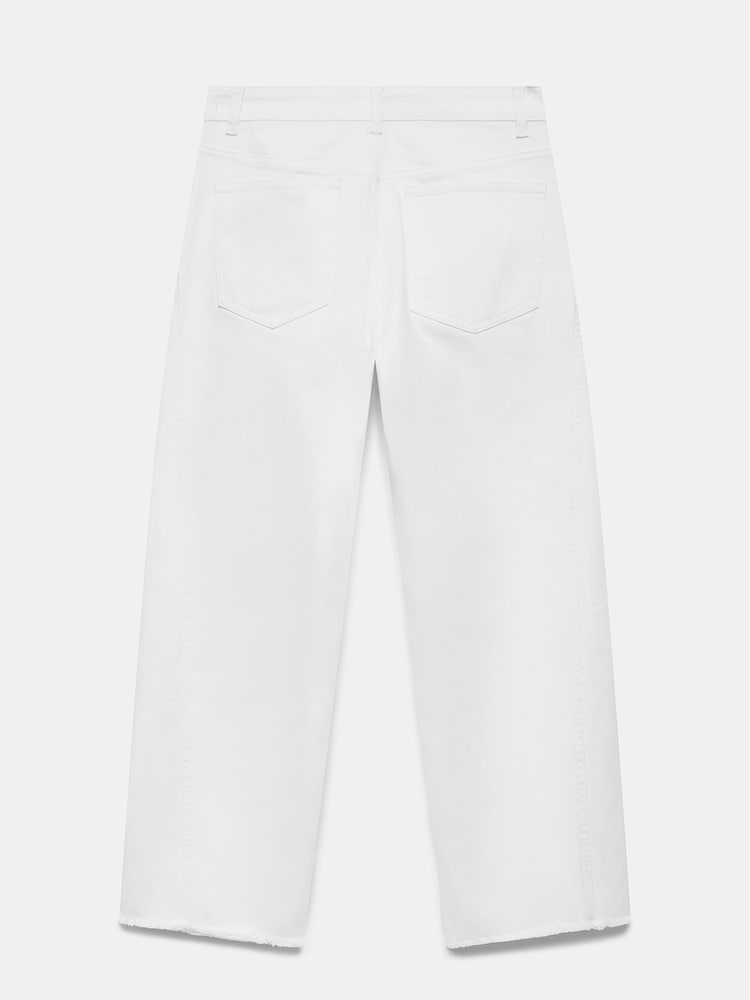 Mint Velvet White Tapered Barrel Jeans - Image 8 of 8 Mint Velvet White Tapered Barrel Jeans - Image 8 of 8