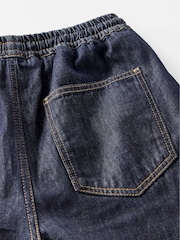 Mint Velvet Blue Dark Tie Waist Wide Jeans - Image 8 of 8