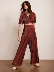 Mint Velvet Red Beach Plisse Set - Image 1 of 8