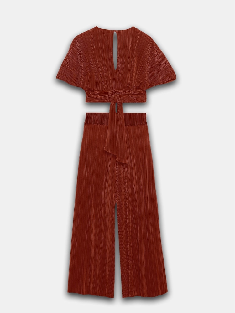 Mint Velvet Red Beach Plisse Set - Image 8 of 8