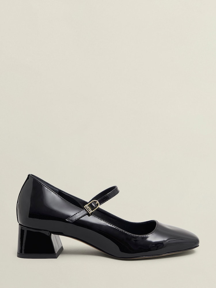 Hobbs Black Maya Mary Jane Shoes - Image 3 of 5