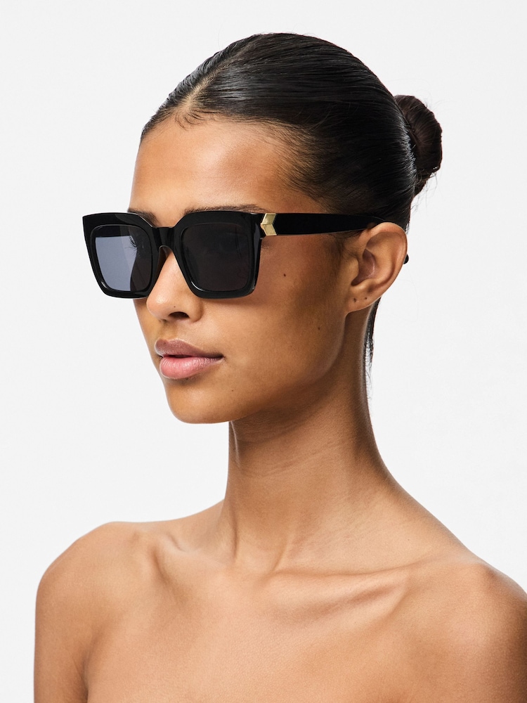PIECES Black Tinted Sunglasses - Image 5 of 5