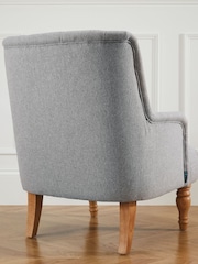 Birlea White Padstow Boucle Accent Chair - Image 2 of 6