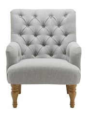 Birlea White Padstow Boucle Accent Chair - Image 6 of 6