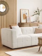 Birlea White Milo Boucle 3 Seater Modular Sofa - Image 1 of 6