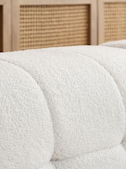 Birlea White Milo Boucle 3 Seater Modular Sofa - Image 4 of 6