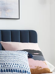 Birlea Midnight Blue Olive Upholstered Bed - Image 5 of 8