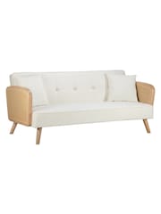 Birlea White Mila Boucle Sofa Bed - Image 4 of 5