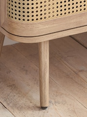 Birlea Brown Noah Rattan Chest - Image 4 of 5