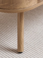 Birlea Brown Noah Rattan Coffee Table - Image 4 of 5