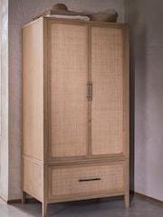 Willis & Gambier Brown Casera 2 Door 1 Drawer Wardrobe - Image 1 of 4